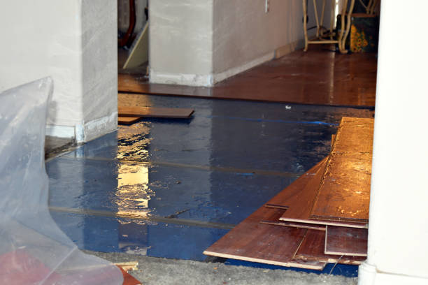 Professional Flood Cleanup technician working in Arlington, NY